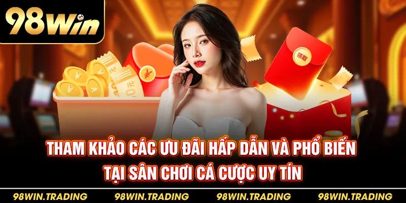 Khuyến Mãi 98win Tham khảo các ưu đãi hấp dẫn và phổ biến tại sân chơi cá cược uy tín